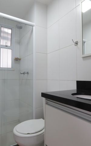 Apartamento à venda com 64m², 2 quartos e 1 vagaBanheiro/Suíte 