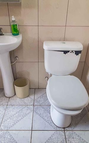 Casa à venda com 100m², 3 quartos e 2 vagasBanheiro da Área Gourmet