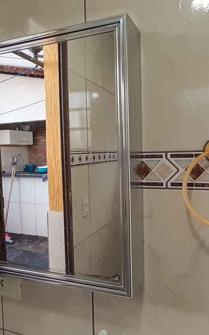 Casa à venda com 100m², 3 quartos e 2 vagasBanheiro da Área Gourmet