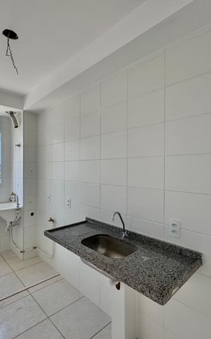 Apartamento à venda com 45m², 2 quartos e 1 vaga Apartamento à venda com 45m², 2 quartos e 1 vagaCozinha e Área de Serviço