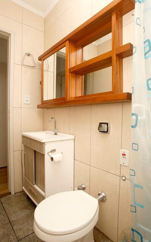 Apartamento à venda com 28m², 1 quarto e sem vagaBanheiro