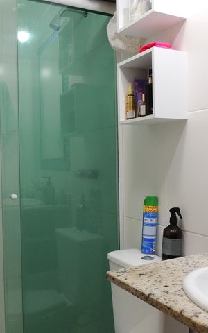 Apartamento à venda com 78m², 3 quartos e 1 vagaBanheiro da Suíte