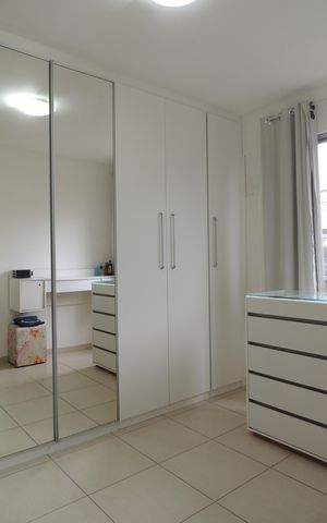 Apartamento à venda com 78m², 3 quartos e 1 vagaQuarto 2 - Armários