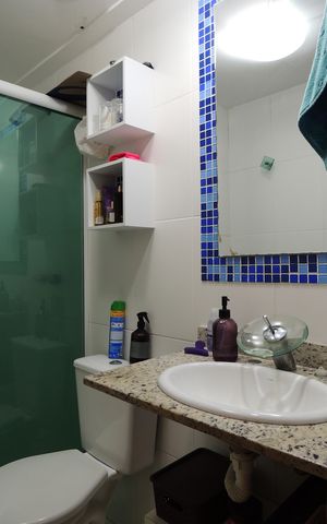Apartamento à venda com 78m², 3 quartos e 1 vagaBanheiro da Suíte