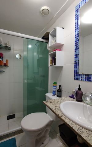 Apartamento à venda com 78m², 3 quartos e 1 vagaBanheiro da Suíte
