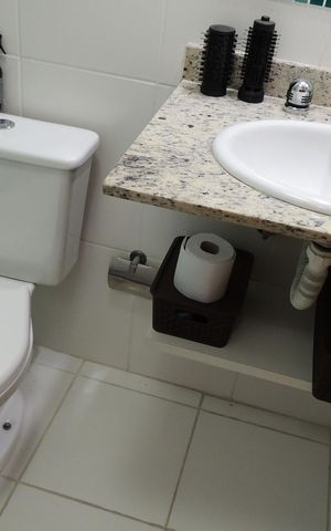 Apartamento à venda com 78m², 3 quartos e 1 vagaBanheiro da Suíte