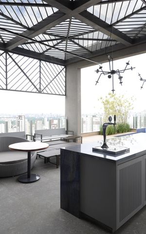 Apartamento à venda com 38m², 1 quarto e 1 vagaÁrea comum - Espaço Gourmet