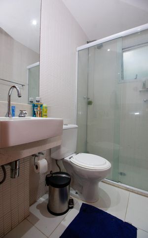 Apartamento à venda com 96m², 3 quartos e 2 vagasBanheiro da Suíte