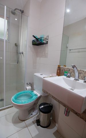 Apartamento à venda com 96m², 3 quartos e 2 vagasBanheiro