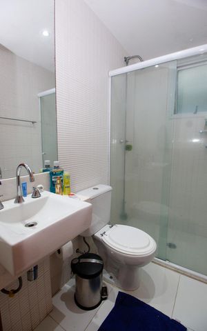 Apartamento à venda com 96m², 3 quartos e 2 vagasBanheiro da Suíte