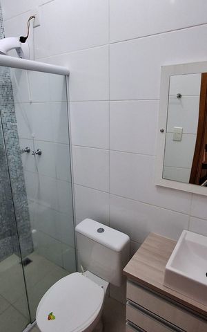 Casa à venda com 135m², 3 quartos e 2 vagas Casa à venda com 135m², 3 quartos e 2 vagasBanheiro