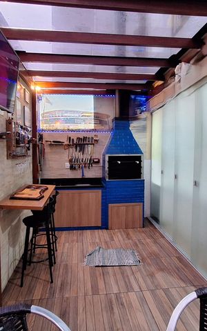Casa à venda com 135m², 3 quartos e 2 vagas Casa à venda com 135m², 3 quartos e 2 vagasChurrasqueira