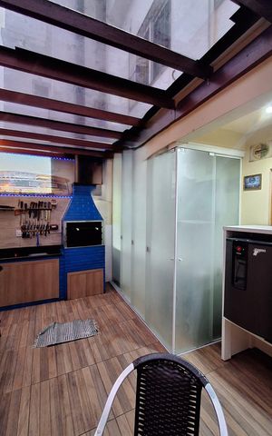 Casa à venda com 135m², 3 quartos e 2 vagas Casa à venda com 135m², 3 quartos e 2 vagasChurrasqueira