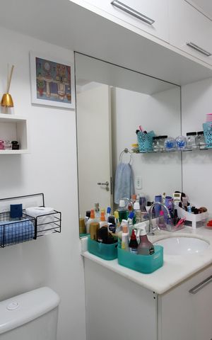 Apartamento à venda com 80m², 2 quartos e 1 vagaBanheiro da Suíte 1
