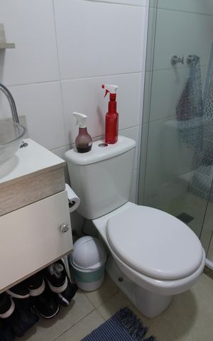Apartamento à venda com 80m², 2 quartos e 1 vagaBanheiro Social