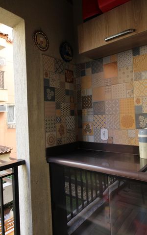 Apartamento à venda com 80m², 2 quartos e 1 vagaVaranda