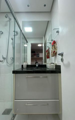 Apartamento à venda com 134m², 3 quartos e 3 vagas Apartamento à venda com 134m², 3 quartos e 3 vagasBanheiro da Suíte 2