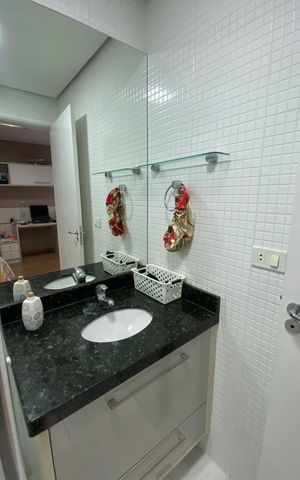 Apartamento à venda com 134m², 3 quartos e 3 vagas Apartamento à venda com 134m², 3 quartos e 3 vagasBanheiro da Suíte 2
