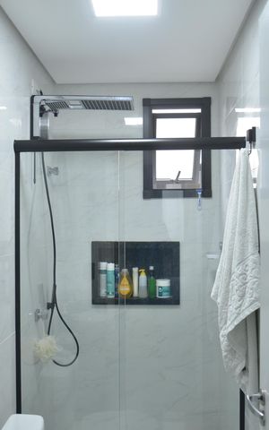 Apartamento à venda com 117m², 2 quartos e 2 vagasBanheiro da Suíte