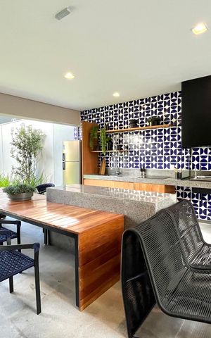 Apartamento à venda com 141m², 3 quartos e 2 vagas Apartamento à venda com 141m², 3 quartos e 2 vagasÁrea comum - Churrasqueira