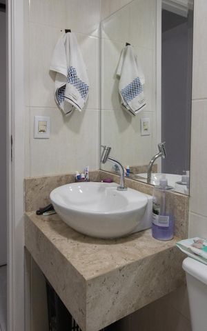 Apartamento à venda com 74m², 3 quartos e 1 vagaBanheiro 2