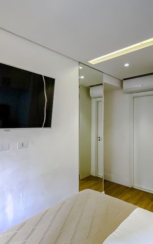 Apartamento à venda com 57m², 2 quartos e 1 vagaQuarto 2 - Suíte