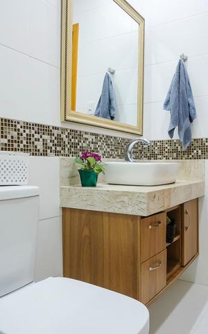 Casa à venda com 280m², 4 quartos e 5 vagasBanheiro da suíte