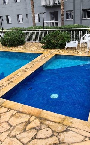 Apartamento à venda com 50m², 2 quartos e 1 vaga Apartamento à venda com 50m², 2 quartos e 1 vagaÁrea comum - Piscina