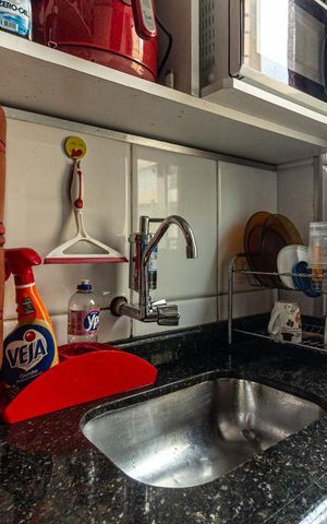 Studio à venda com 28m², 1 quarto e sem vaga Studio à venda com 28m², 1 quarto e sem vagaCozinha