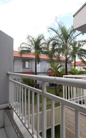 Casa de condomínio à venda com 86m², 2 quartos e 2 vagasVaranda do Quarto 1