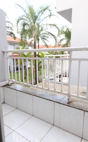 Casa de condomínio à venda com 86m², 2 quartos e 2 vagasVaranda do Quarto 1