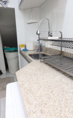 Casa de condomínio à venda com 86m², 2 quartos e 2 vagasLavanderia