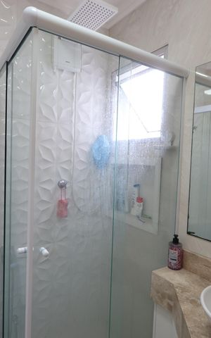 Casa de condomínio à venda com 86m², 2 quartos e 2 vagasBanheiro