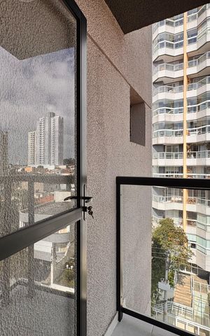 Apartamento à venda com 50m², 2 quartos e 1 vaga Apartamento à venda com 50m², 2 quartos e 1 vagaSacada da Suíte