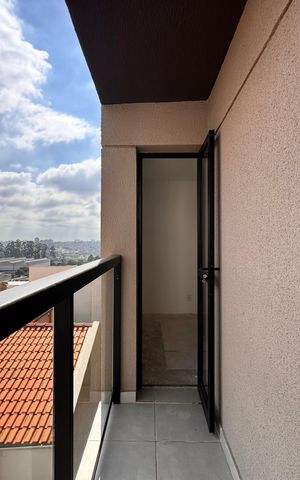 Apartamento à venda com 50m², 2 quartos e 1 vaga Apartamento à venda com 50m², 2 quartos e 1 vagaSacada do Quarto