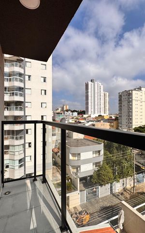 Apartamento à venda com 50m², 2 quartos e 1 vaga Apartamento à venda com 50m², 2 quartos e 1 vagaSacada do Quarto