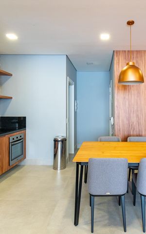 Apartamento para alugar com 29m², 1 quarto e sem vaga Apartamento para alugar com 29m², 1 quarto e sem vagaÁrea comum - Salão de festas