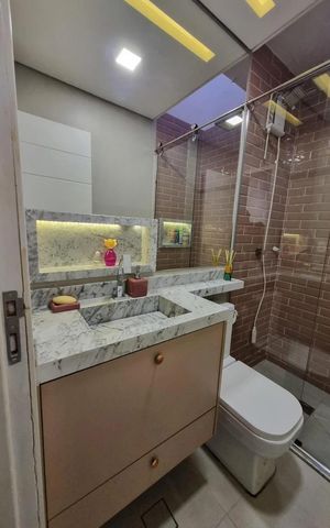 Casa de condomínio à venda com 140m², 3 quartos e 2 vagas Casa de condomínio à venda com 140m², 3 quartos e 2 vagasBanheiro