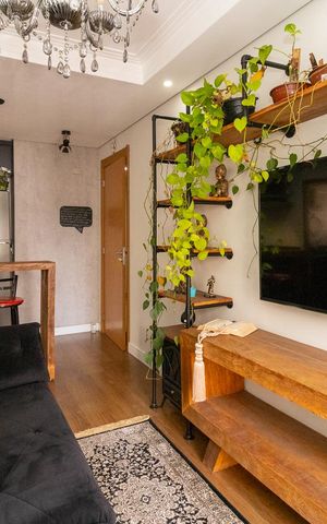Apartamento à venda com 47m², 2 quartos e 1 vagaSala