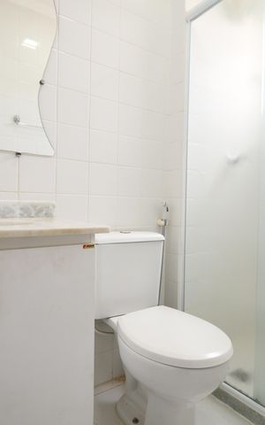 Casa de condomínio para alugar com 80m², 3 quartos e 2 vagasBanheiro 2