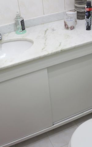 Apartamento à venda com 134m², 3 quartos e 2 vagasBanheiro da Suíte 1