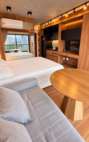 Studio à venda com 25m², 1 quarto e sem vaga Studio à venda com 25m², 1 quarto e sem vagaStudio