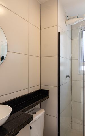 Apartamento à venda com 45m², 2 quartos e sem vaga Apartamento à venda com 45m², 2 quartos e sem vagaBanheiro