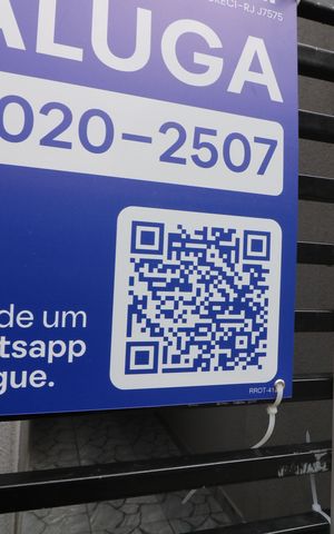 Apartamento para alugar com 40m², 2 quartos e sem vagaFachada+Placa