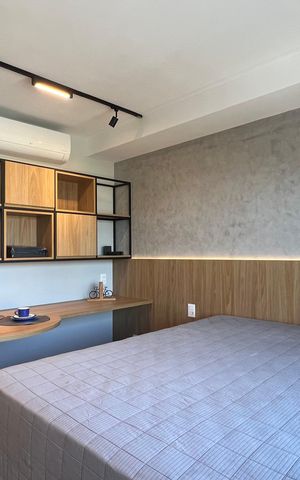 Studio à venda com 25m², 1 quarto e sem vaga Studio à venda com 25m², 1 quarto e sem vagaQuarto