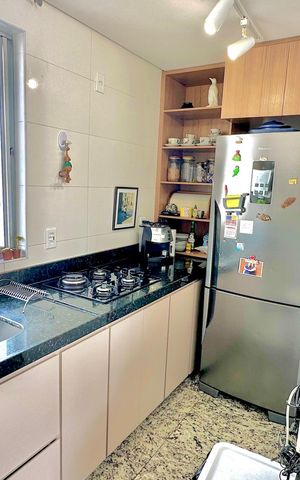 Apartamento à venda com 80m², 2 quartos e 1 vagaCozinha 