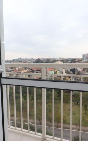 Apartamento para alugar com 44m², 2 quartos e sem vagaVaranda da sala