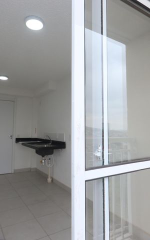 Apartamento para alugar com 44m², 2 quartos e sem vagaVaranda da sala