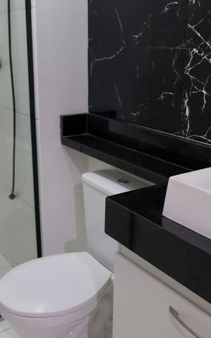 Apartamento para alugar com 37m², 1 quarto e sem vaga Apartamento para alugar com 37m², 1 quarto e sem vagaBanheiro