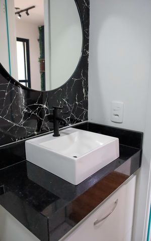 Apartamento para alugar com 37m², 1 quarto e sem vaga Apartamento para alugar com 37m², 1 quarto e sem vagaBanheiro